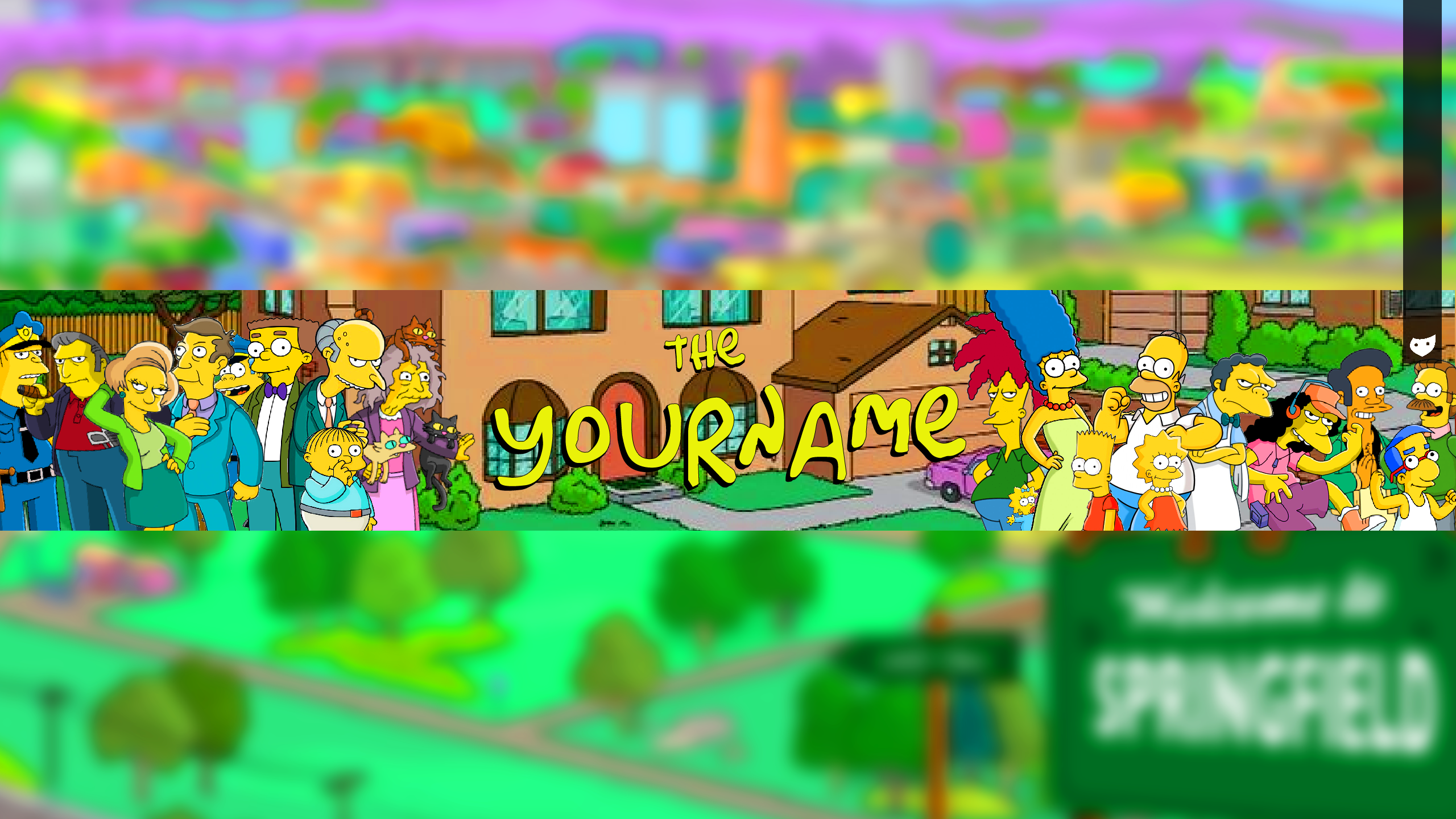 Simpsons Banner