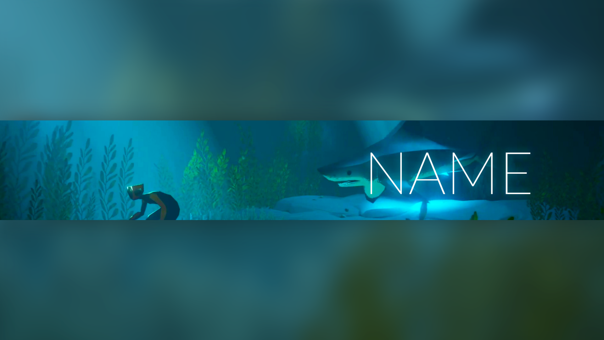 Free ABZÛ YouTube Banner Template | 5ergiveaways