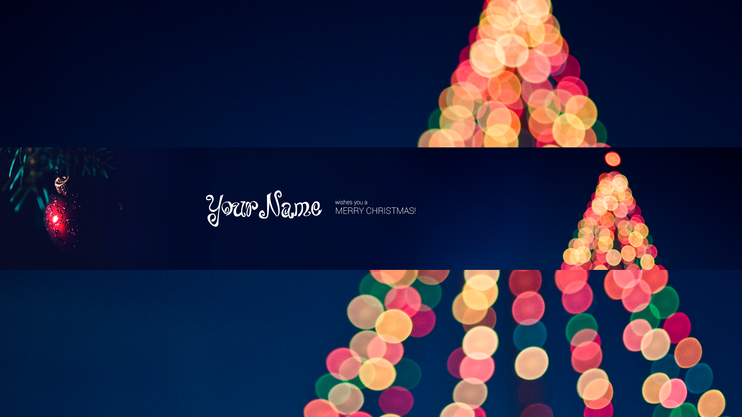 Christmas Tree Banner
