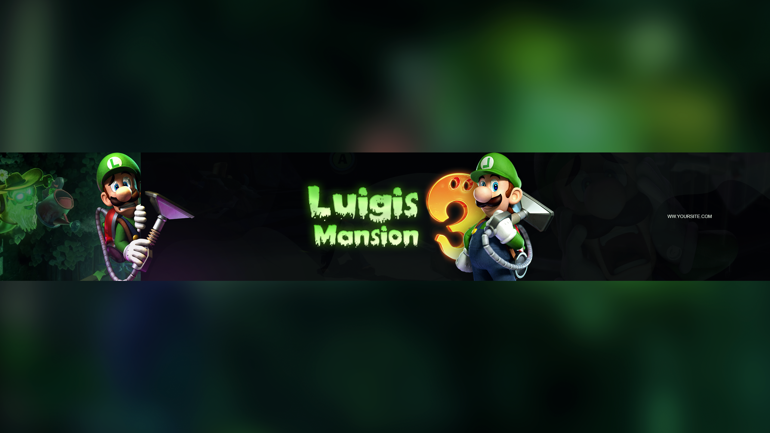 Luigis Mansion 3 Banner