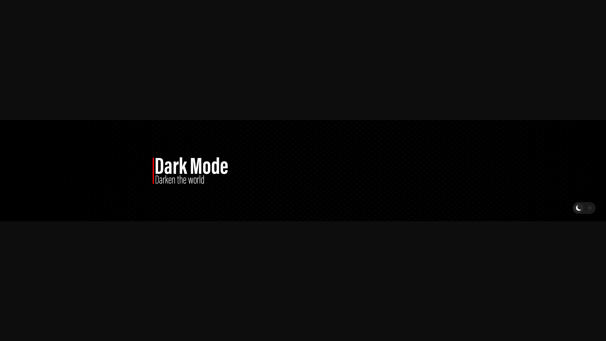 Dark Mode Banner