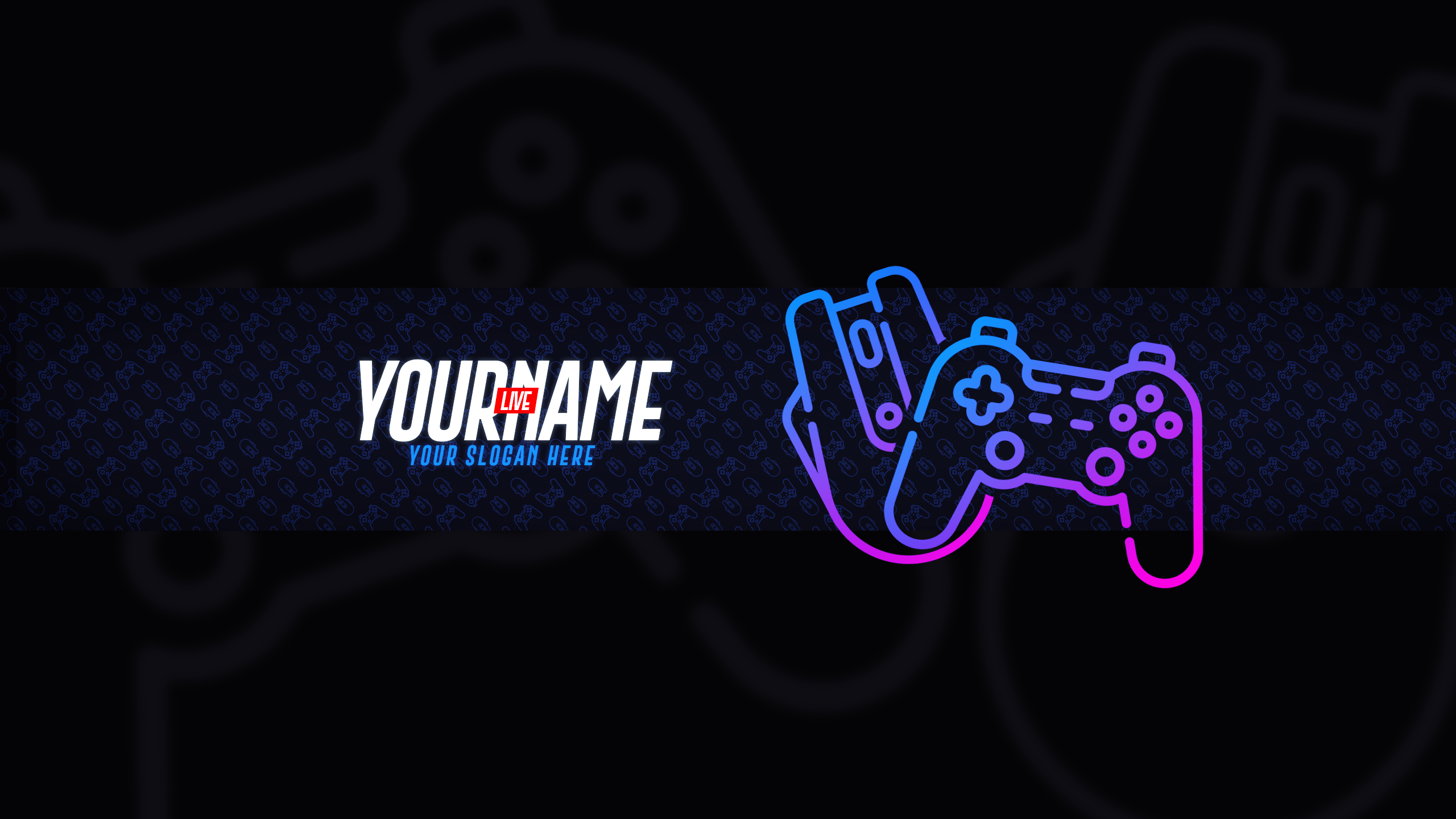 Live Gaming YouTube Banner