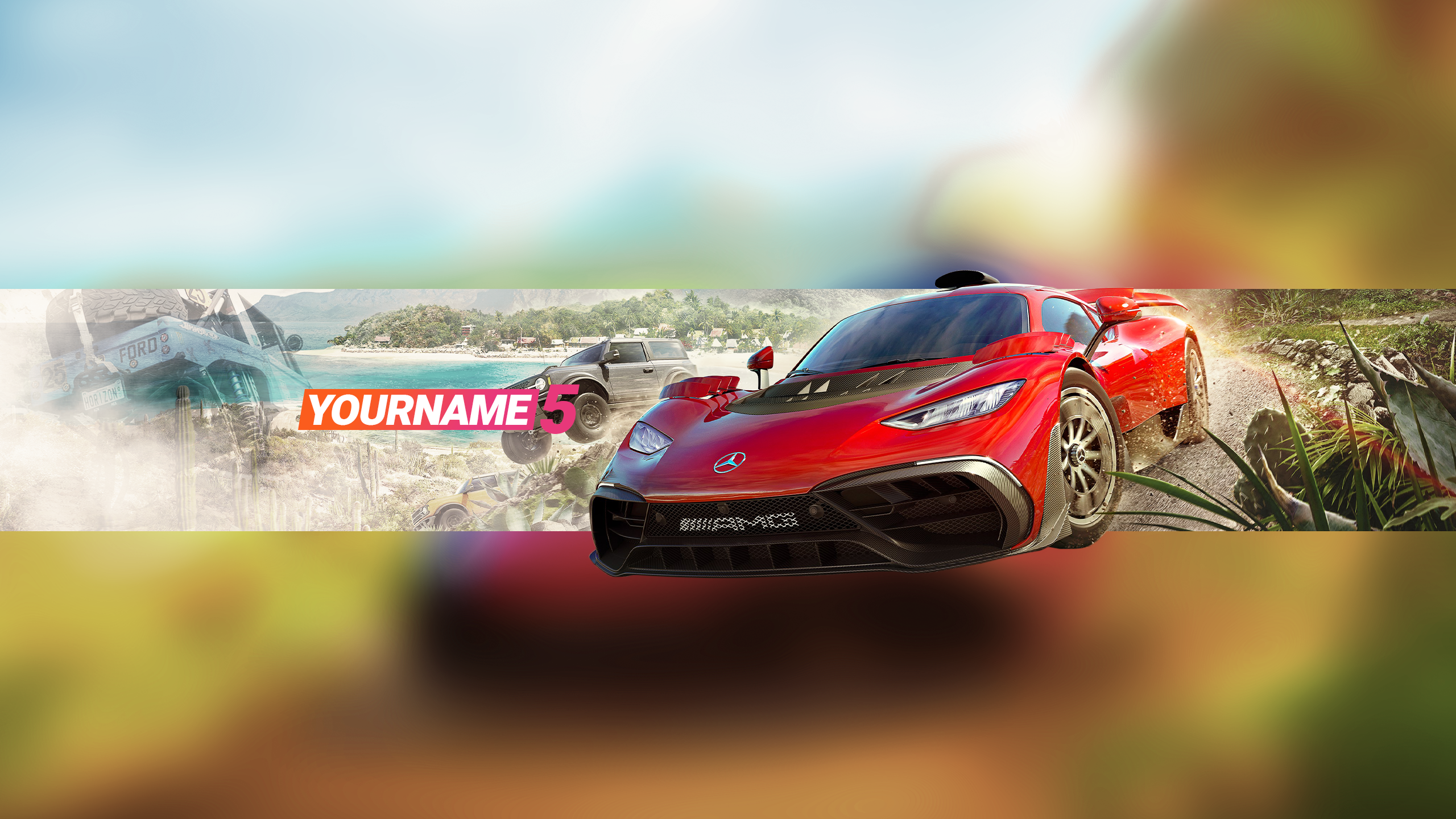 Forza Horizon 5 YouTube Banner