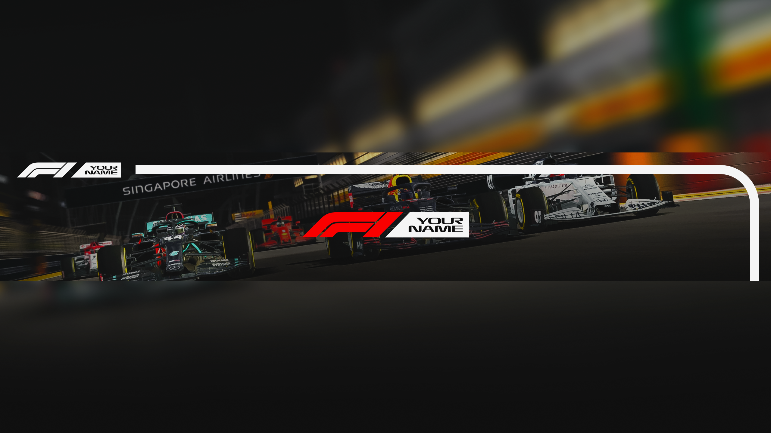 F1 Mobile Racing YouTube Banner